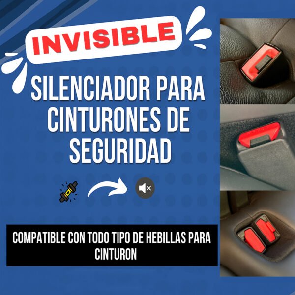 1 Silenciador de Cinturón de Seguridad x2