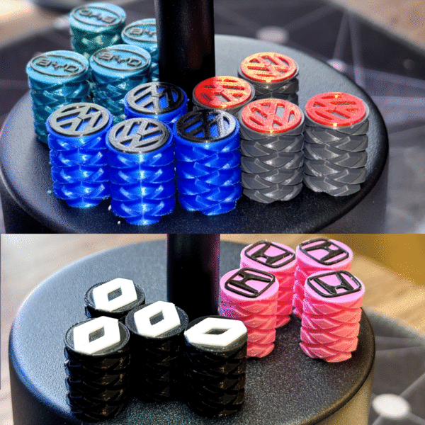 Set X4 Tapas De Válvula Neumático Marca Y Color A Elección