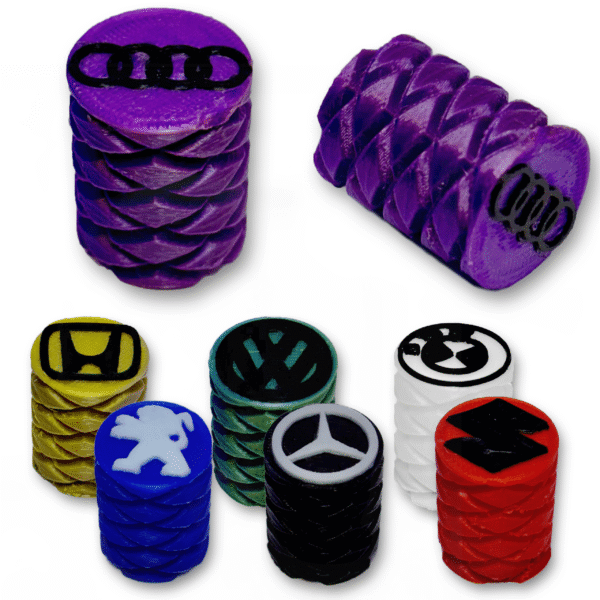 Set X4 Tapas De Válvula Neumático Marca Y Color A Elección