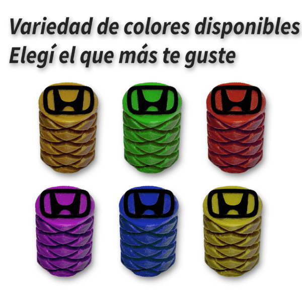 Set X4 Tapas De Válvula Neumático Marca Y Color A Elección