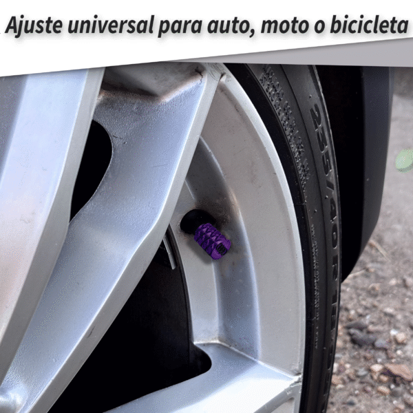 Set X4 Tapas De Válvula Neumático Marca Y Color A Elección