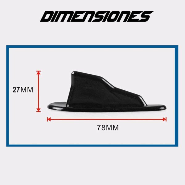 Kit 10 Difusores Aerodinámicos Para Techo De Auto Estilo Evo