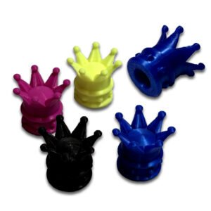 Tapas de Válvula Diseño Corona – Pack x4