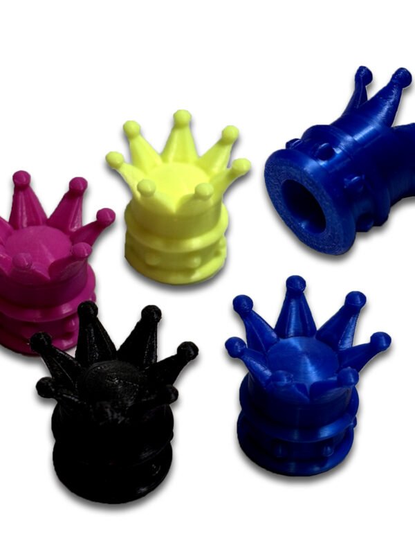 Tapas de Válvula Diseño Corona – Pack x4