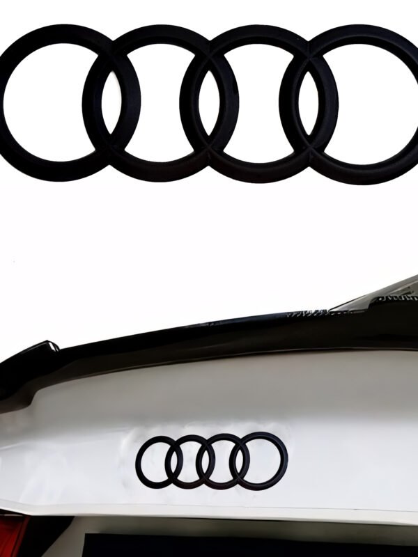 Logo de Audi trasero