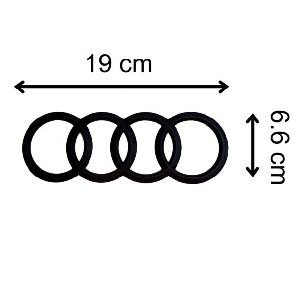 Logo de Audi trasero