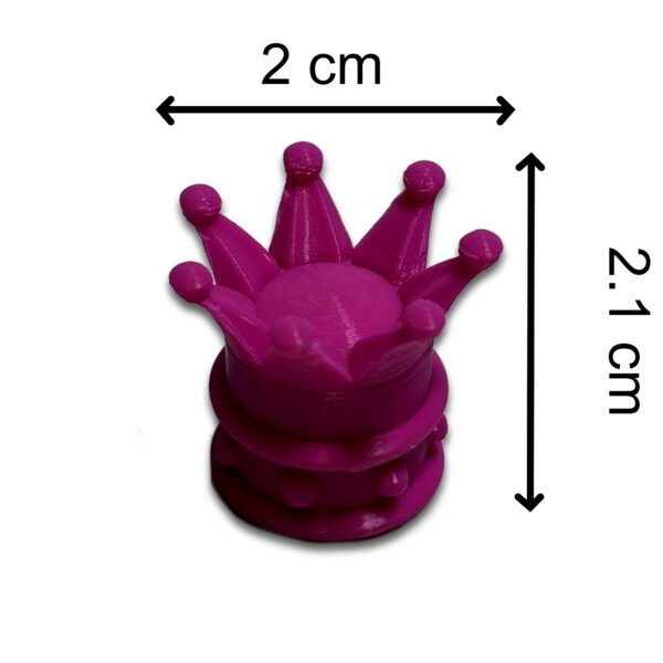 Tapas de Válvula Diseño Corona – Pack x4