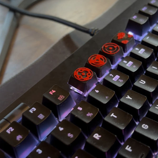 Teclas Naruto x4 para Teclado Mecánico