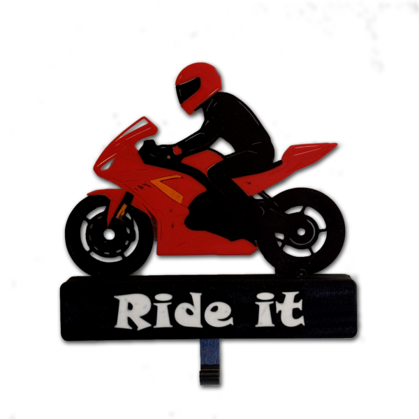 1 Porta Llave Moto Personalizable