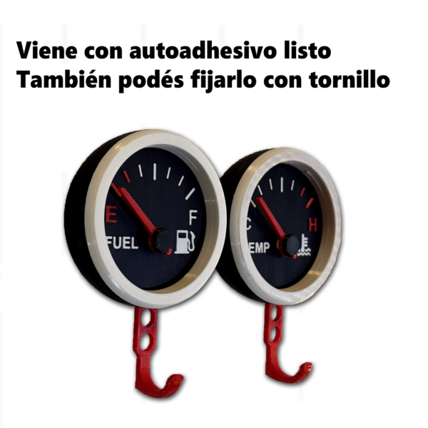 2 Porta Llave Tablero Fuel & Temp – Pack x2