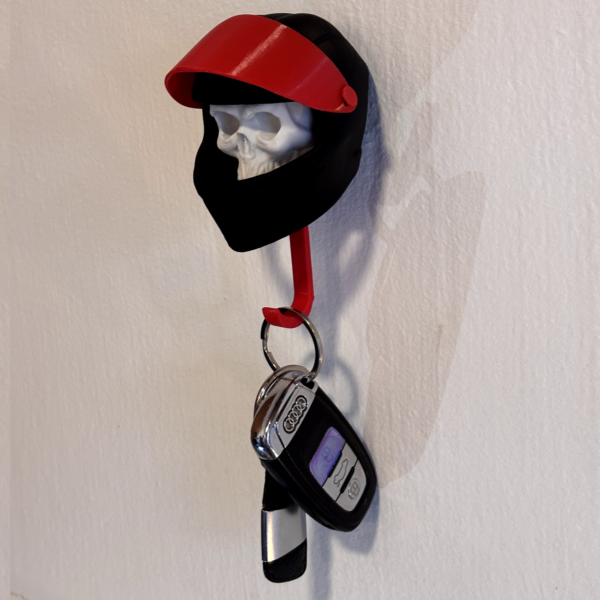 Porta llaves Casco – Con Visera Móvil