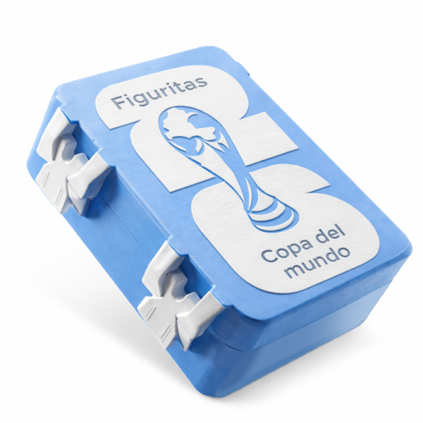 Caja Porta Figuritas Mundial 2026 XL