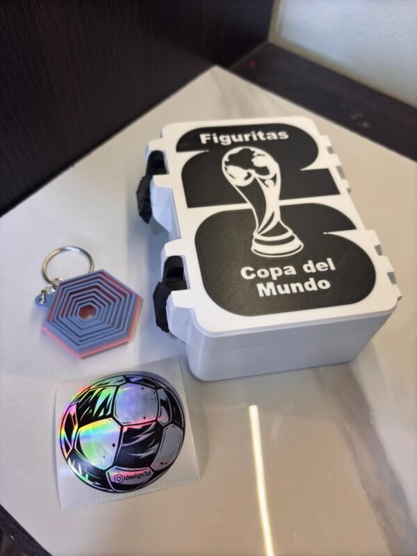 Caja Porta Figuritas Mundial 2026 XL
